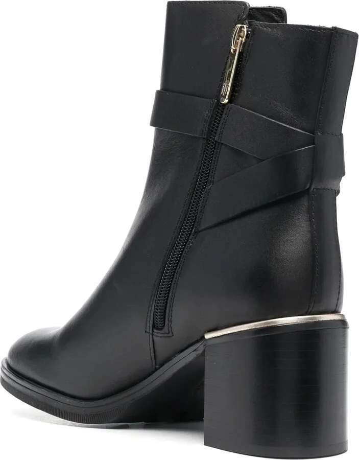 70mm Side Buckle-Detail Ankle Boots - Image 3