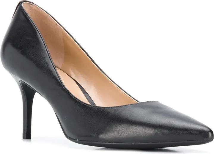 70mm Signature Leather Look Pumps - Image 2