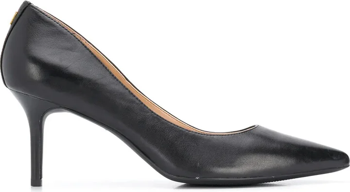 70mm Signature Leather Look Pumps