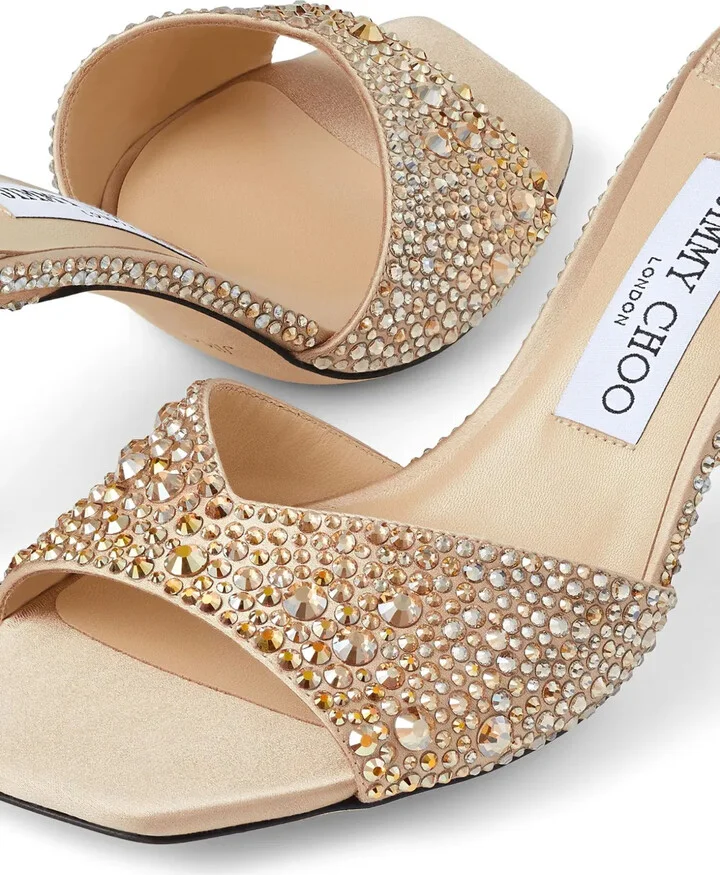 70mm Skye satin sandals - Image 5