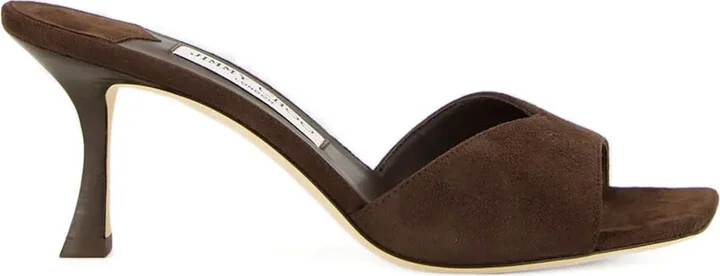 70mm Skye suede heeled sandals