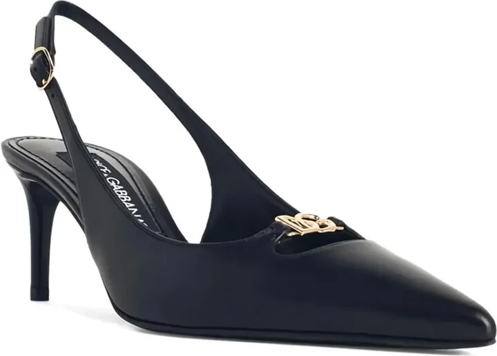 70mm Slingback Logo Pumps - Image 2