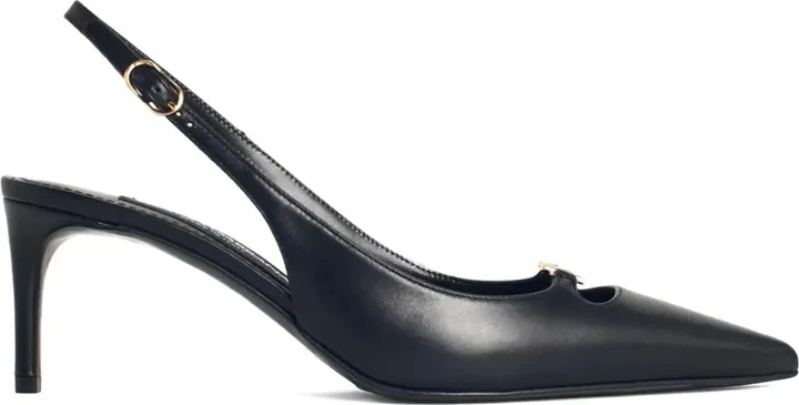 70mm Slingback Logo Pumps