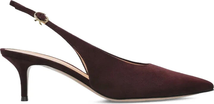 70mm Slingback Pointed-Toe Pumps