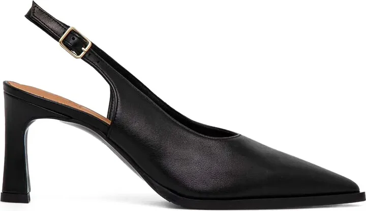 70mm Slingback Pointed-Toe Pumps