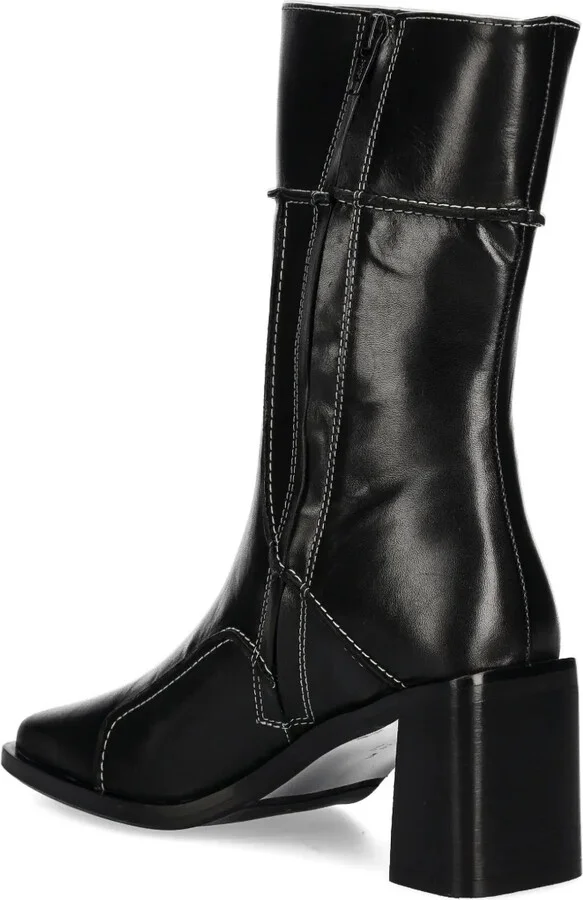 70mm Square-Toe Block-Heel Boots - Image 3