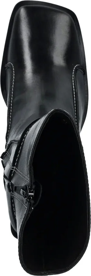 70mm Square-Toe Block-Heel Boots - Image 4