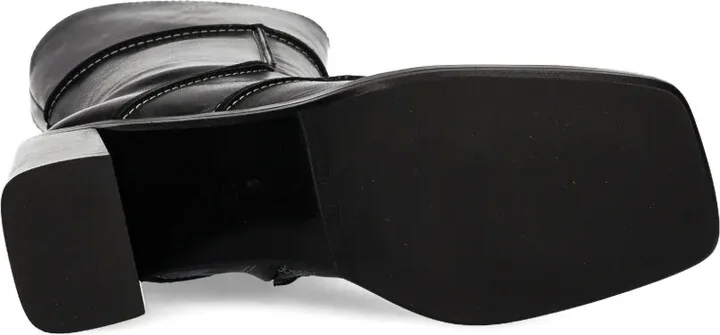 70mm Square-Toe Block-Heel Boots - Image 5