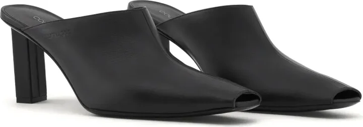 70mm Square-Toe Leather Mules - Image 2