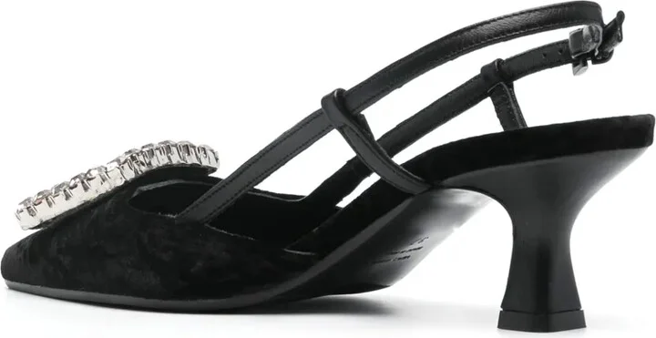 70mm Stefi leather pumps - Image 3