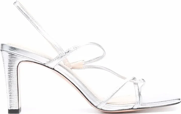 70mm Strappy Leather Sandals