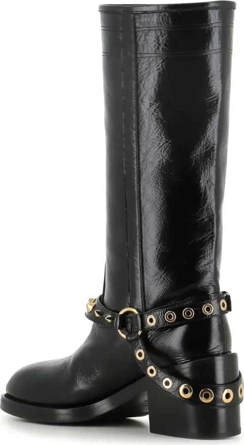 70mm Stud-Detail Boots - Image 3