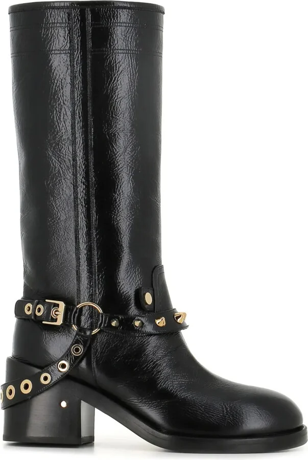 70mm Stud-Detail Boots