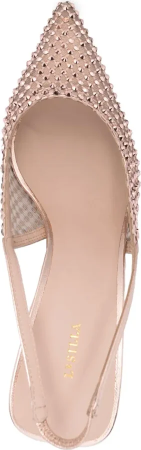 70mm Studded Pointed Pumps - Image 4
