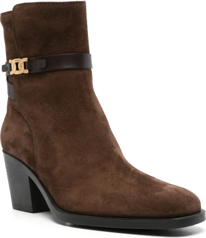 70mm Suede Ankle Boots - Image 2