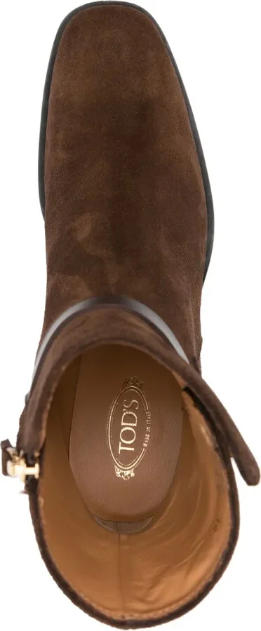 70mm Suede Ankle Boots - Image 4