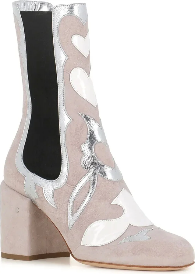 70mm Suede Boots - Image 2