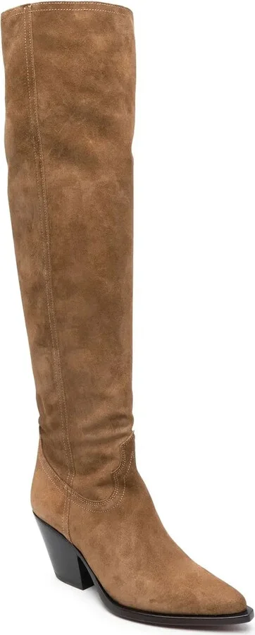70mm Suede Boots - Image 2