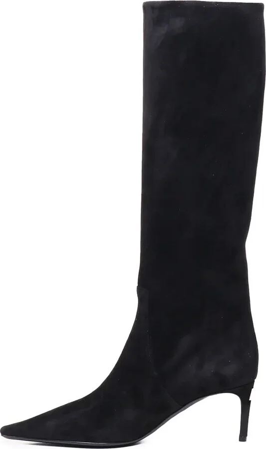 70mm Suede Knee-High Boots - Image 4