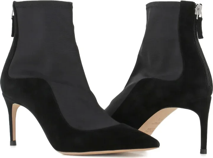70mm Suede Pointed-Toe Boots - Image 2