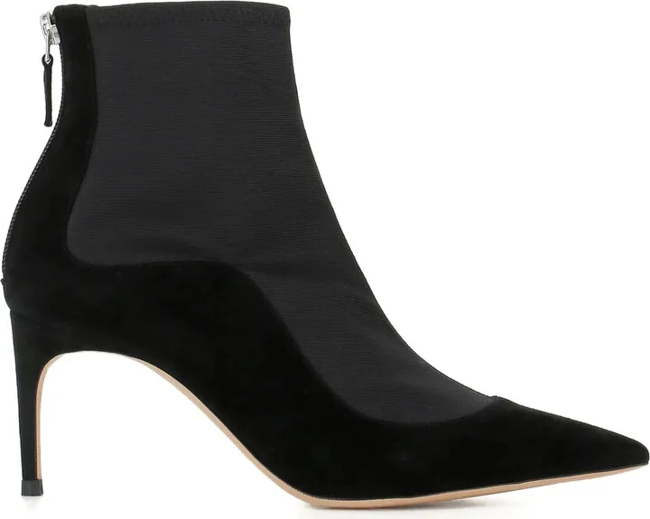70mm Suede Pointed-Toe Boots