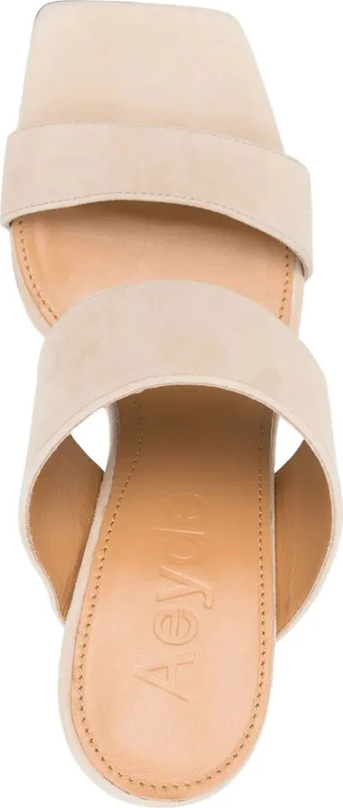 70mm Suede Sandals - Image 4