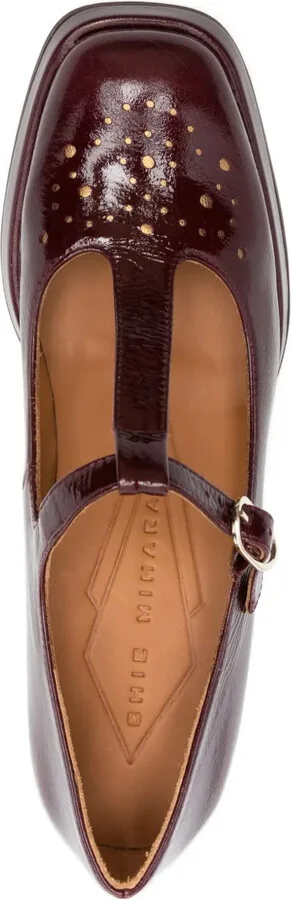 70mm T-bar block-heel pumps - Image 4