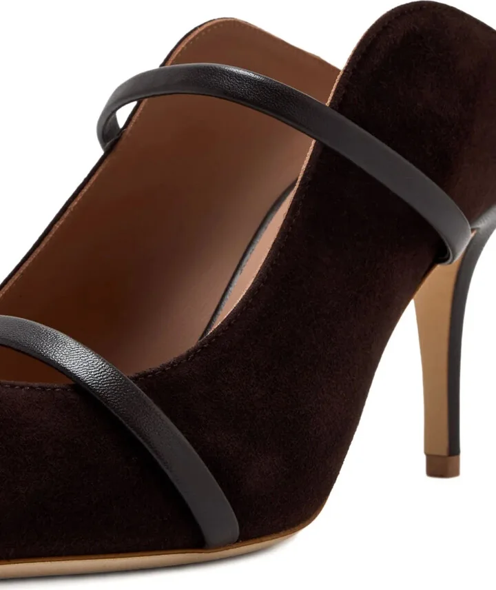 70mm Two-Strap Pointed-Toe Mules - Image 4