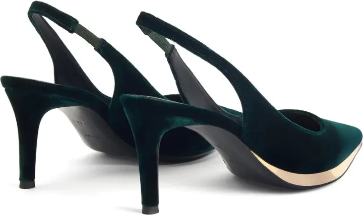 70mm Virgyn slingback pointed pumps - Image 3