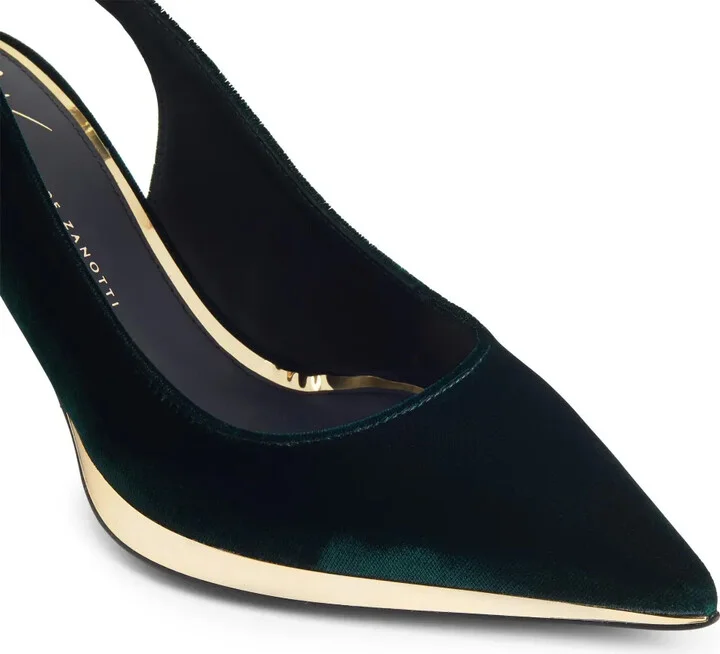 70mm Virgyn slingback pointed pumps - Image 4
