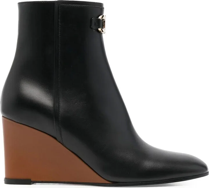 70mm Wedge-Heel Ankle Boots