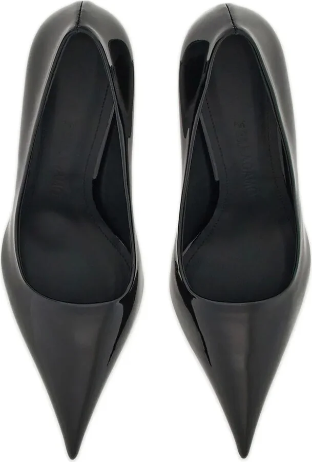 70mm Wedge-Heel Leather Pumps - Image 4