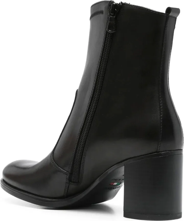 70mm Zip-Detail Block-Heel Boots - Image 3