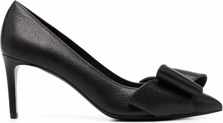 70mm Zoey bow-detail pumps