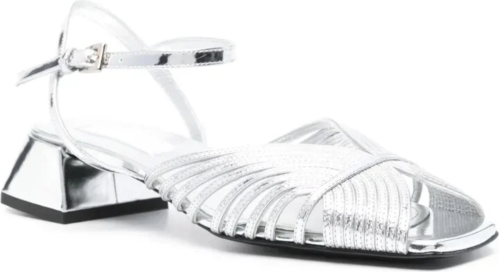 70's 40mm Leather Sandals - Image 2