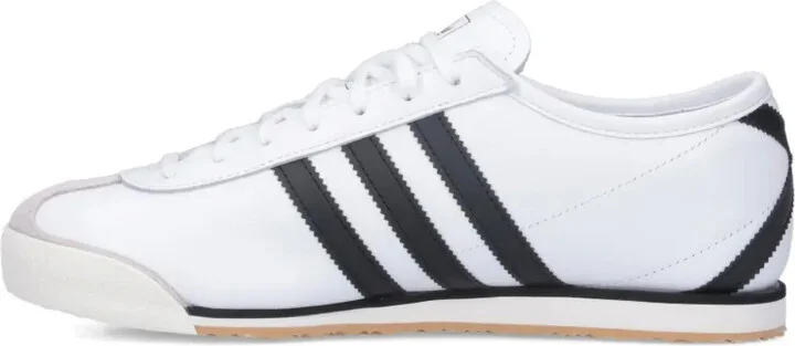 70s Italian Three-Stripe Leather Sneakers - Image 5