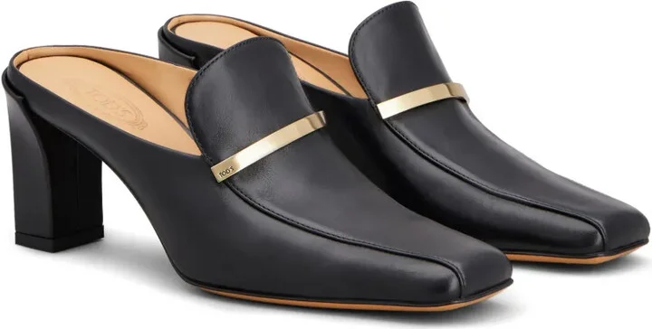 71mm Cuoio mules - Image 2