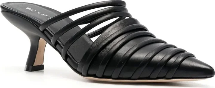 72mm Leather Mules - Image 2