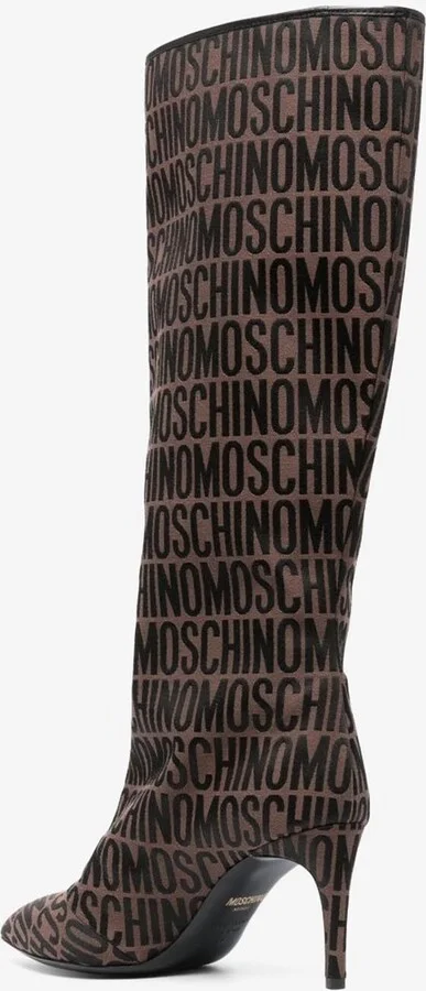 75 All-Over Logo Knee-High Boots - Image 2