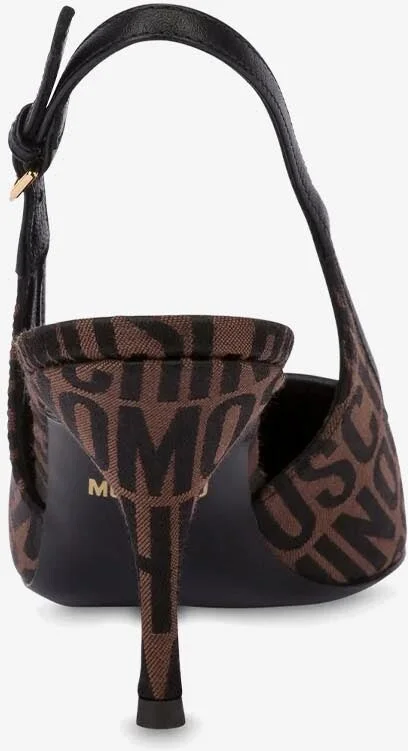 75 All-Over Logo Slingback Pumps - Image 2