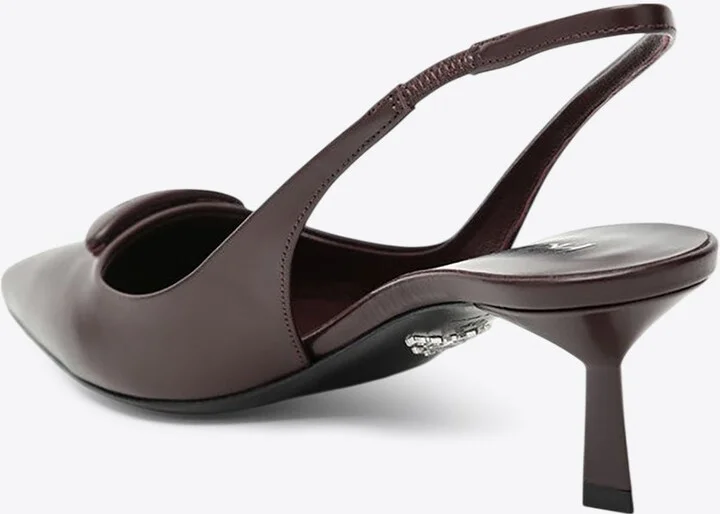 75 Décolleté Leather Slingback Pumps - Image 2