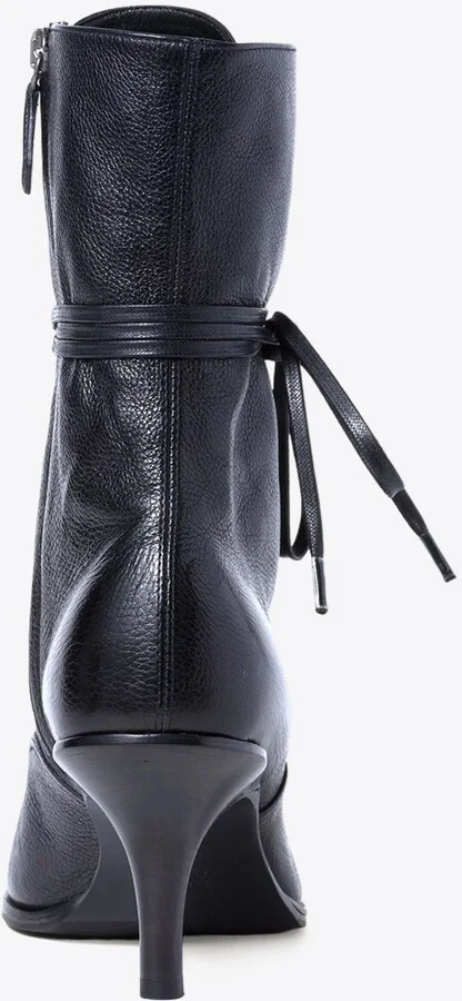 75 Lace-Up Leather Ankle Boots - Image 2