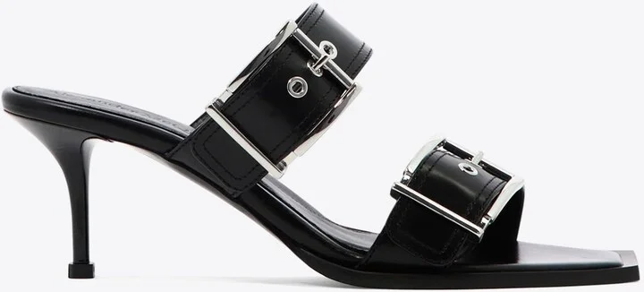 75 Leather Buckle Sandals