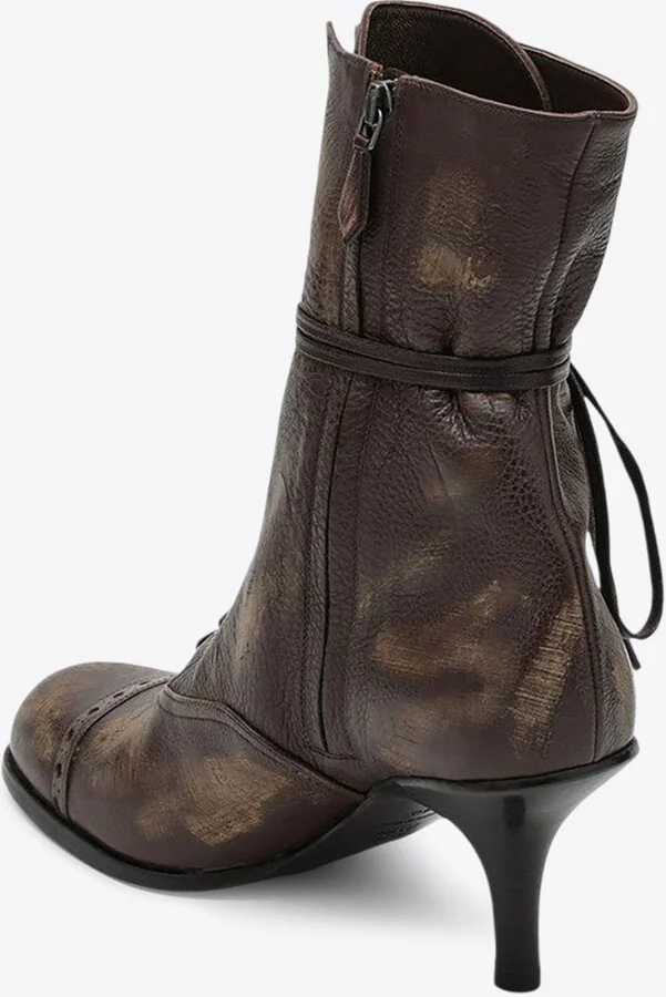 75 Leather Lace-Up Boots - Image 3