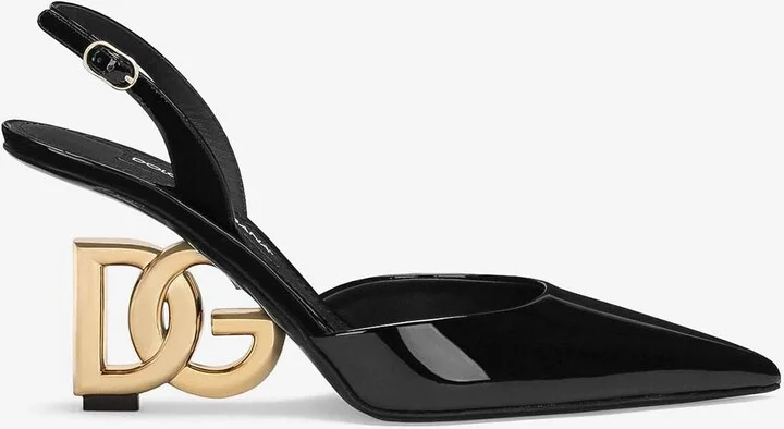 75 Logo-Heels Slingback Pumps