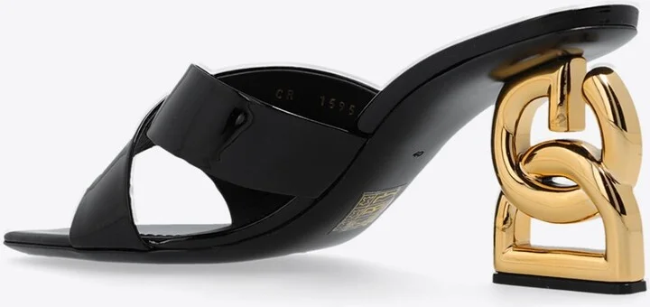 75 Patent Leather DG Heel Mules - Image 2