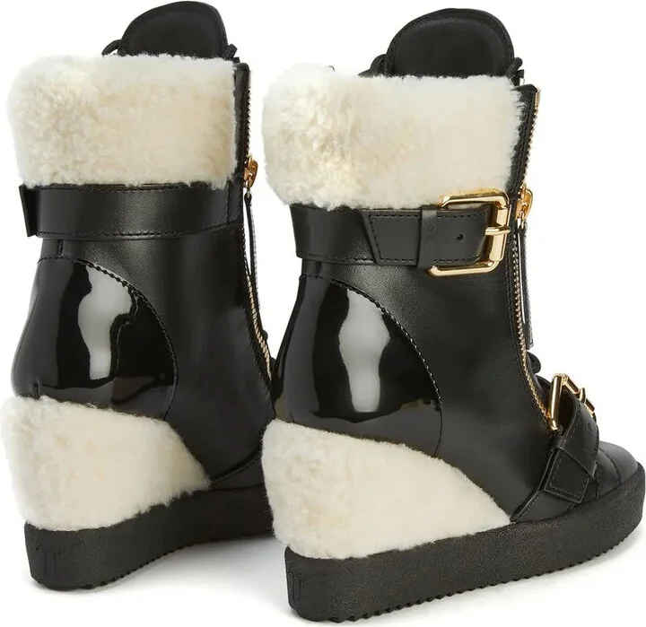75mm Aitana wedge boots - Image 3