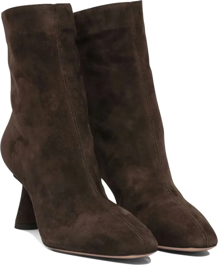 75mm Amore suede ankle boots - Image 2
