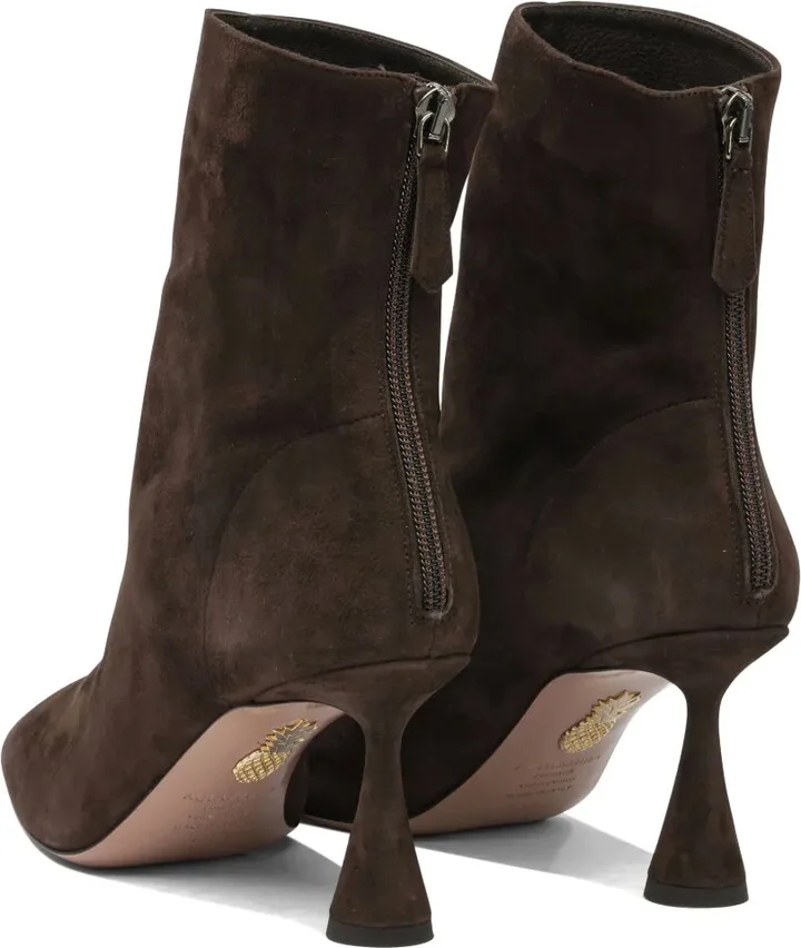 75mm Amore suede ankle boots - Image 4