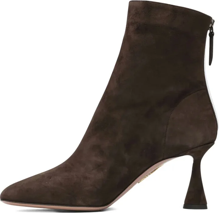 75mm Amore suede ankle boots - Image 5
